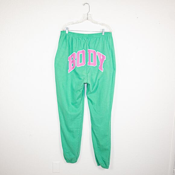 BODY by Raven Tracy Size 2X Backshot Sweatpants Green - Picture 4 of 10